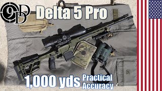 Daniel Defense Delta 5 Pro to 1000yds Out of box performance Practical Accuracy [upl. by Ecyt]