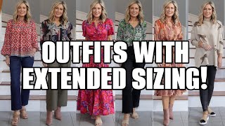 NINE 🤎Fall🤎 Outfits with EXTENDED Sizing  Fashion Over 50 [upl. by Campball]