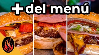 Más HAMBURGUESAS del Menú de mi antiguo Negocio  TOQUE Y SAZON [upl. by Enneicul]