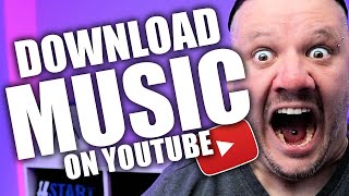 How To Download Music From YouTube for FREE [upl. by Shiau]