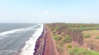 Kakinada Beach Aerial view [upl. by Ajak]