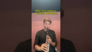 POV Clarinetist in Orchestra Rehearsal clarinet [upl. by Roderic199]