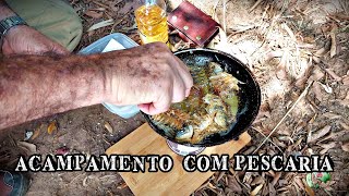 ACAMPAMENTO COM PESCARIA NO RIO MOGI GUAÇU  PAI E FILHO NESSA LINDA AVENTURA  FRITO GARANTIDO [upl. by Tedmund]