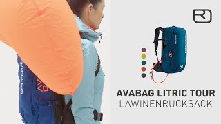 AVABAG LiTRIC TOUR Lawinenrucksack Deutsch  ORTOVOX [upl. by Romo]