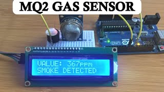 How TO USE MQ2 GAS SENSOR WITH ARDUINO FOR SMOKE DETECTION [upl. by Artimed977]