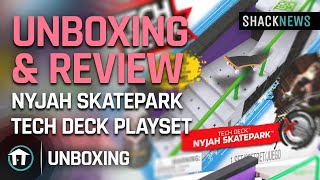 Unboxing amp Review Nyjah Skatepark Tech Deck Playset [upl. by Desiree]