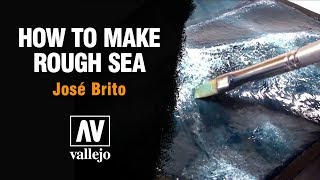 How to make Rough Sea with Vallejo Colors [upl. by Ginsburg]