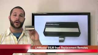 Liftmaster 61LM garage door opener  wwwReplacementRemotescom [upl. by Aitsirhc]