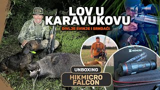 Lov u Karavukovu  Divljih svinjaampSrndaća  Hikmicro Falcon FQ 50  Hunting WildboarsampRoebuck  E205 [upl. by Akisej476]