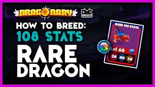 DRAGONARY 108 STATS RARE DRAGON  BREEDING GUIDE WITH CYT COST  TAGALOG TUTORIAL [upl. by Ticon318]