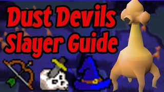 OSRS  Dust Devils  Ice Burst  Range  Slayer Guide  Catacombs of Kourend [upl. by Attela]