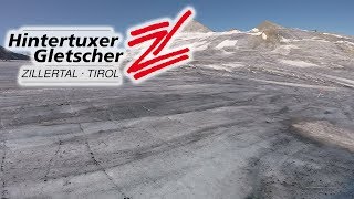 Icy slopes of Hintertux Glacier in August 2017 [upl. by Zetneuq]