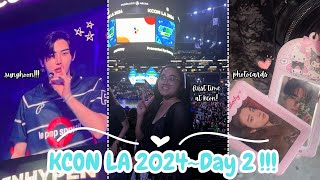 KCON LA 2024 Concert Vlog  Day 2 ENHYPEN P1HARMONY NMIXX TWS MEI BINI POW amp …etc [upl. by Cullen]