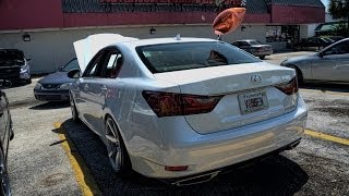 Best Lexus GS350 exhaust sounds in the world [upl. by Kev907]