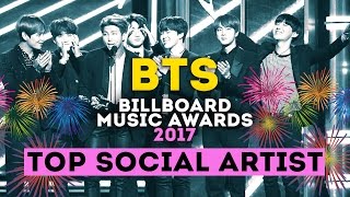 BTS  TOP SOCIAL ARTIST 2017  BILLBOARD MUSIC AWARDS BBMAs  ARI RANG [upl. by Llyrehc]