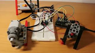 LEGO Power Functions 5EN Arduino servo control [upl. by Chaudoin]