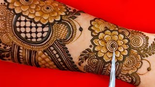 Beautiful indo arabic mehndi designs for hands  latest arabic henna design  wedding eid mehndi [upl. by Nappy]