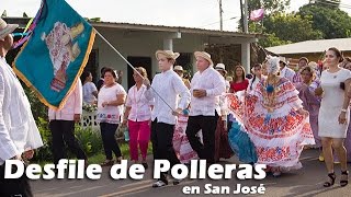 Desfile de Polleras en el Festival del Tambor y la Pollera 2014 [upl. by Nonnaihr]