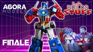 Agora Models Optimus Prime FINALE EmGo Builds Stuff Transformers [upl. by Nemsaj17]