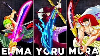 The 13 STRONGEST Swords In One Piece Ranked [upl. by Genie320]