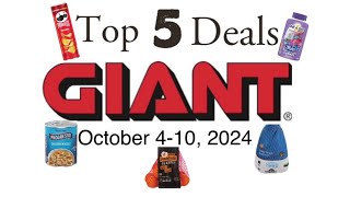 Top 5 Deals at Giant October 410 2024 [upl. by Anrev]