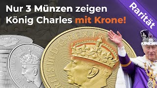 Drei Münzen zeigen König Charles mit Krone  allerdings nur im Jahr 2023 [upl. by Relyhs]