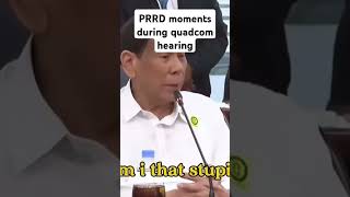 PRRD moments during Quadcom hearing formerpresidentrodyduterte formerpresident prrduterte prrd [upl. by Reynard]