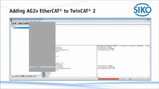 SIKO  Adding AG2x EtherCAT® to TwinCAT® 2 [upl. by Julio]