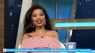 Kelly Khumalo quotI walked off stagequot  TSAon3 [upl. by Leinad]