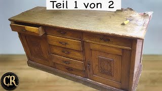 Opas Erbe Küchenschrank von 1890 Teil 1 von 2  Möbel restaurieren [upl. by Fishman]