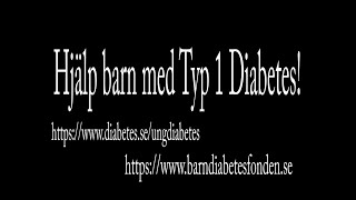 Diabetes Typ 1  En tung ryggsäck [upl. by Winstonn]