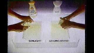 Sunlight dishwashing liquid commercial 1982 [upl. by Breen699]