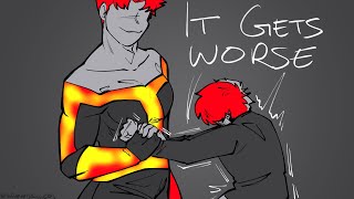 It Gets Worse  MHA Animatic Hellflame AU [upl. by Grosz]