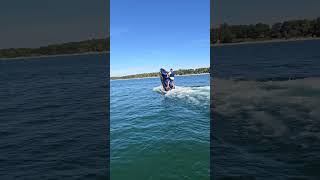 SEA DOO TRIXX WHEELIES jetski water automobile [upl. by Nitneuq]