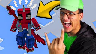 COMO EU CRIEI O SPIDER PUNK DO ARANHAVERSO NO MINECRAFT [upl. by Nyleve]