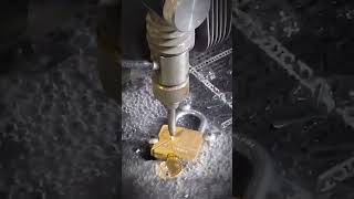 Desktop Waterjet cutting a Padlock [upl. by Cimbura]