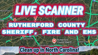 Live Scanner in Rutherford North Carolina Listen in at the rescues going on live [upl. by Ramburt360]