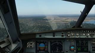 SAS Airbus A321 Landing at Skellefteå Airport  XPlane 12 [upl. by Nirrat]