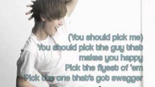 Justin BieberPick Me With lyrics on screen [upl. by Milla628]