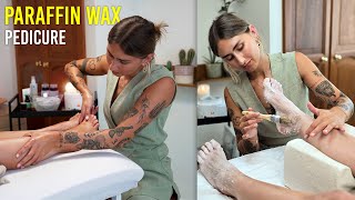 Relaxing Luxury Paraffin Wax Pedicure Tutorial [upl. by Maggee385]