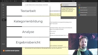 Qualitative Inhaltsanalyse alle Arbeitsschritte mit f4analyse [upl. by Kunin642]