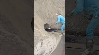 Sand unloading process on barge conveyor belt [upl. by Aivital953]