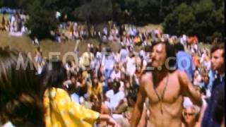 1960s Hippies Dancing at Festival [upl. by Zoller]