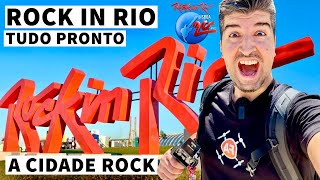 ROCK IN RIO 2024  TUDO PRONTO  A CIDADE ROCK  Lisboa [upl. by Euqinorev]