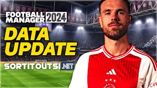 PLAY the January Transfer Update on FM24 TODAY  Football Manager Data Update Installation Tutorial [upl. by Muns621]