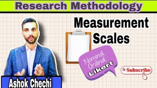 Research Methodology  Measurement Scales  Attitudinal Scales  LIKERT  Thurstone  Nominal [upl. by Josephina]