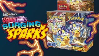 Pokemon Scarlet amp Violet Surging Sparks Unboxing [upl. by Pamelina]