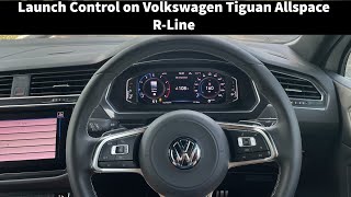 Launch Control On Volkswagen Tiguan Allspace RLine [upl. by Arbmat]