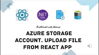 Azure Storage Data Lake Upload file to Azure from React and ASPNet core Web Api [upl. by Loise]