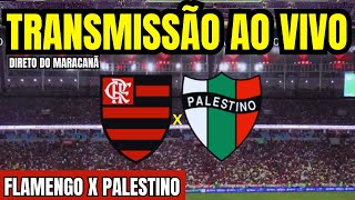 AO VIVO FLAMENGO X PALESTINO DIRETO DO MARACANÃ  LIBERTADORES 2024 [upl. by Etnemelc]